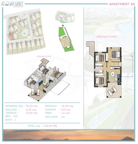 Santa Domenica, 3 Bedrooms Bedrooms, 4 Rooms Rooms,1 BathroomBathrooms,Lägenhet,Till salu,1118