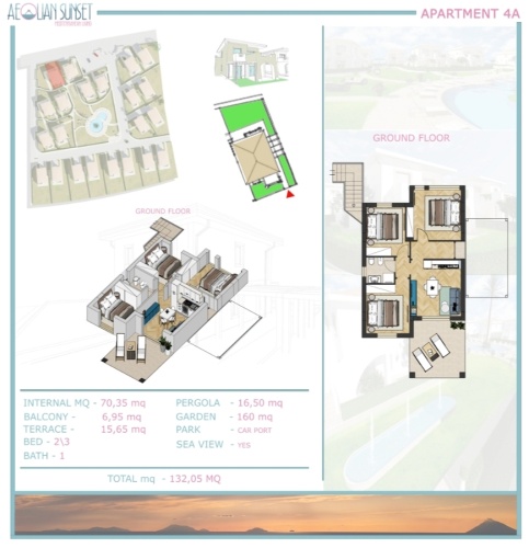 Santa Domenica, 3 Bedrooms Bedrooms, 4 Rooms Rooms,1 BathroomBathrooms,Lägenhet,Till salu,1118