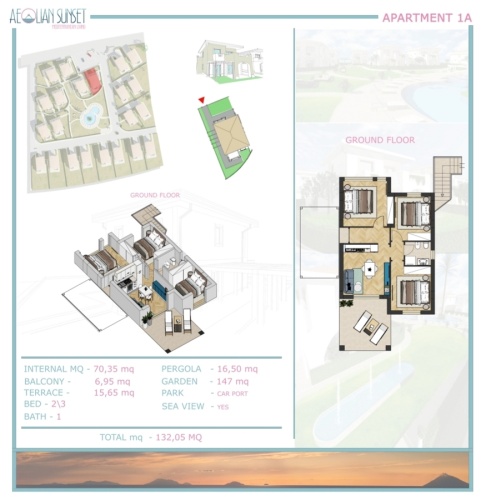 Santa Domenica, 3 Bedrooms Bedrooms, 4 Rooms Rooms,1 BathroomBathrooms,Lägenhet,Till salu,1118