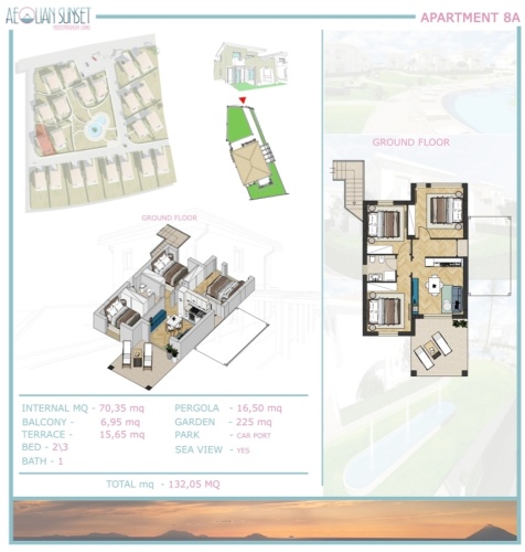 Santa Domenica, 3 Bedrooms Bedrooms, 4 Rooms Rooms,1 BathroomBathrooms,Lägenhet,Till salu,1118