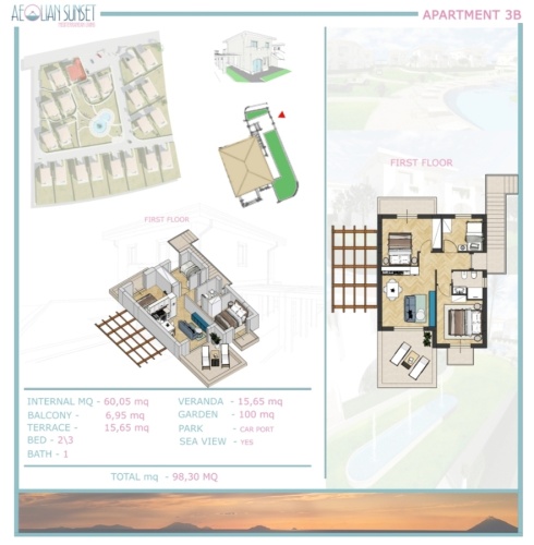Santa Domenica, 3 Bedrooms Bedrooms, 4 Rooms Rooms,1 BathroomBathrooms,Lägenhet,Till salu,1118