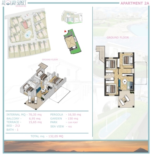 Santa Domenica, 3 Bedrooms Bedrooms, 4 Rooms Rooms,1 BathroomBathrooms,Lägenhet,Till salu,1118