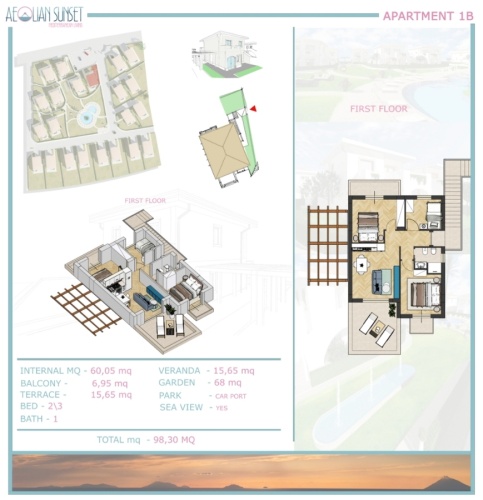 Santa Domenica, 3 Bedrooms Bedrooms, 4 Rooms Rooms,1 BathroomBathrooms,Lägenhet,Till salu,1118