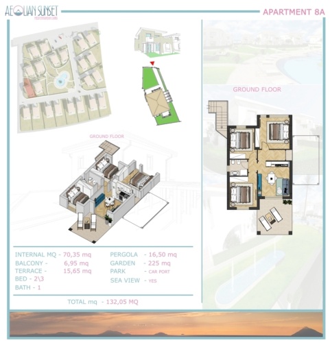 Santa Domenica, 3 Bedrooms Bedrooms, 4 Rooms Rooms,1 BathroomBathrooms,Lägenhet,Till salu,1118