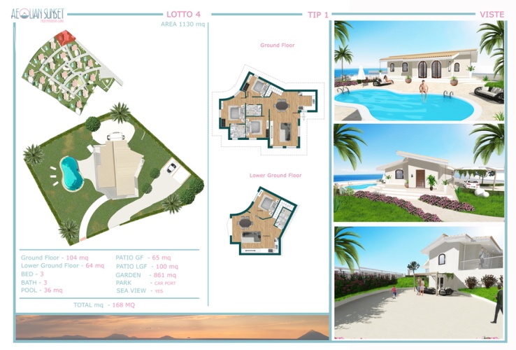 Santa Domenica, 4 Bedrooms Bedrooms, 4 Rooms Rooms,3 BathroomsBathrooms,Villa,Till salu,1119