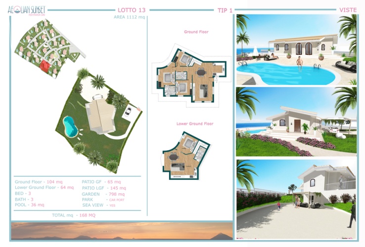 Santa Domenica, 4 Bedrooms Bedrooms, 4 Rooms Rooms,3 BathroomsBathrooms,Villa,Till salu,1119