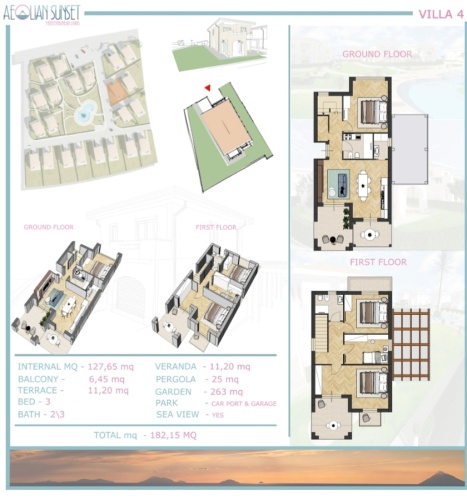 Santa Domenica, 3 Bedrooms Bedrooms, 4 Rooms Rooms,2 BathroomsBathrooms,Villa,Till salu,1121