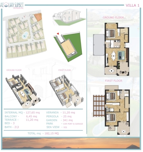 Santa Domenica, 3 Bedrooms Bedrooms, 4 Rooms Rooms,2 BathroomsBathrooms,Villa,Till salu,1121