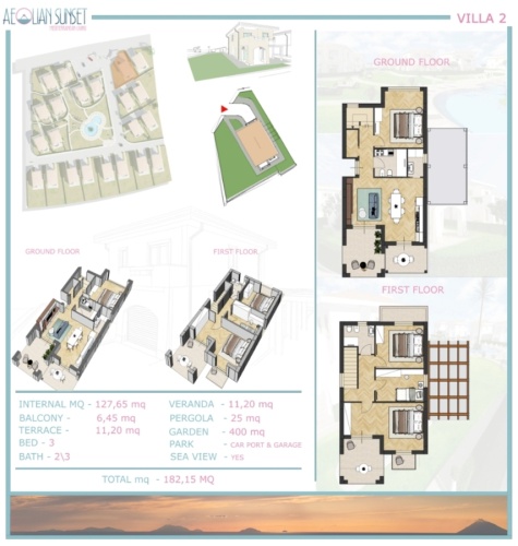 Santa Domenica, 3 Bedrooms Bedrooms, 4 Rooms Rooms,2 BathroomsBathrooms,Villa,Till salu,1121